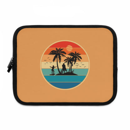 Surf Island Sunset Compact Tote Bag