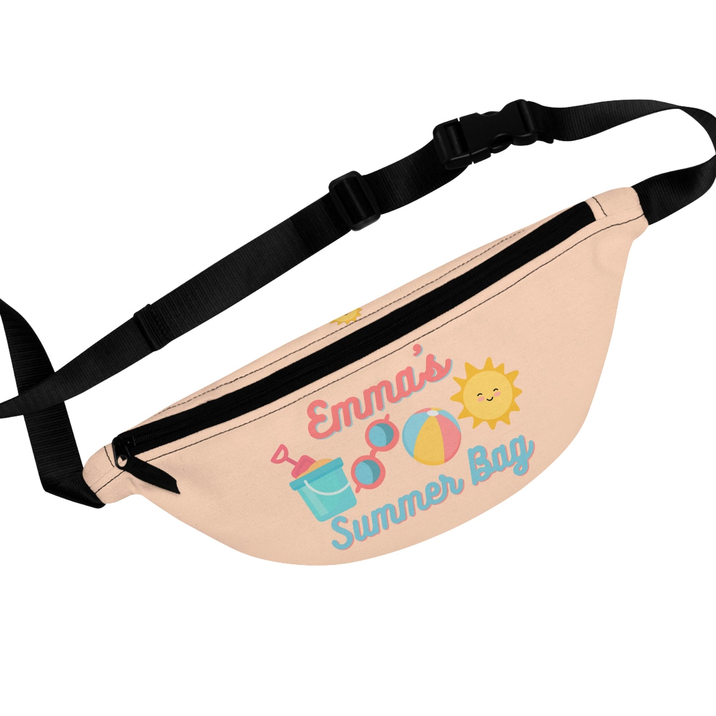 Kids Peach Summer Personalized Fanny Pack | Peach