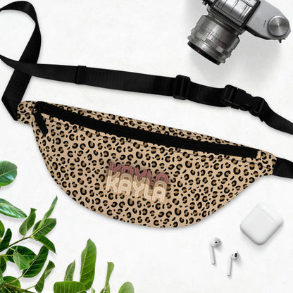 Leopard Print Personalized Fanny Pack