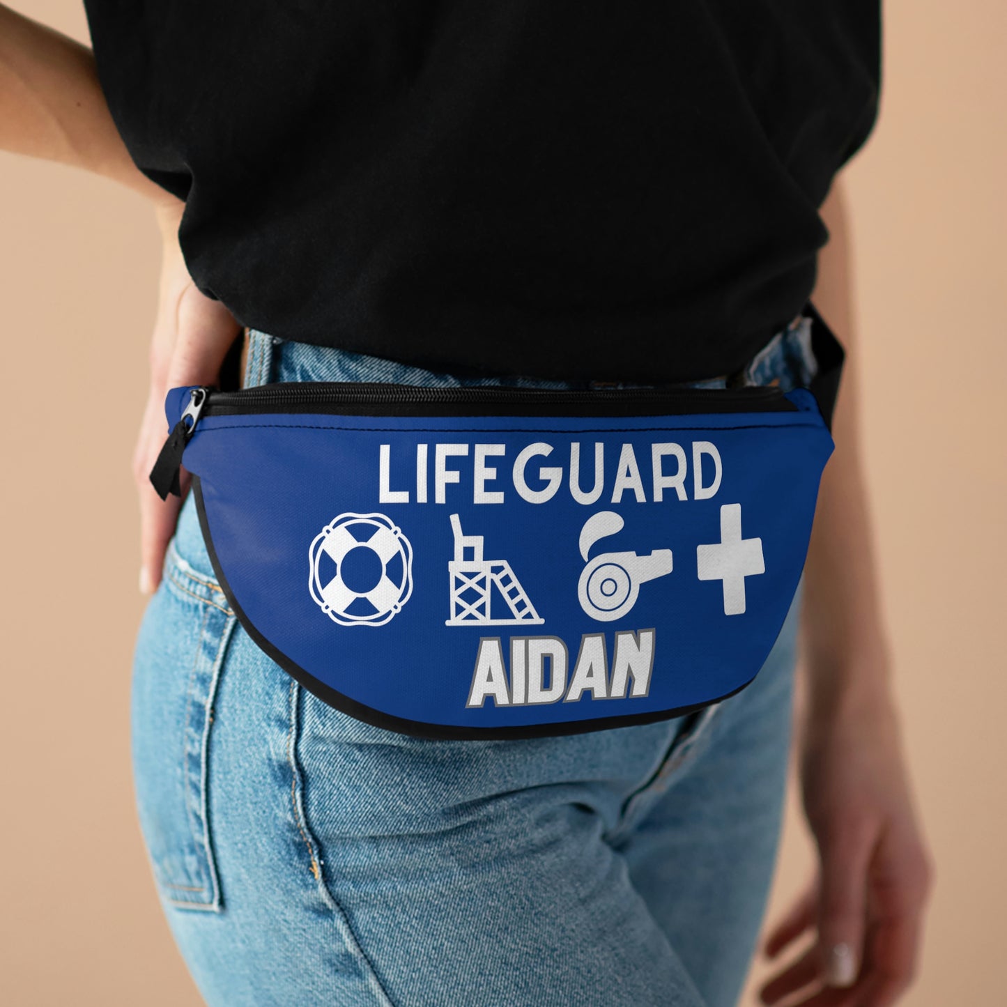 Lifeguard Fanny Pack, Blue Personalized