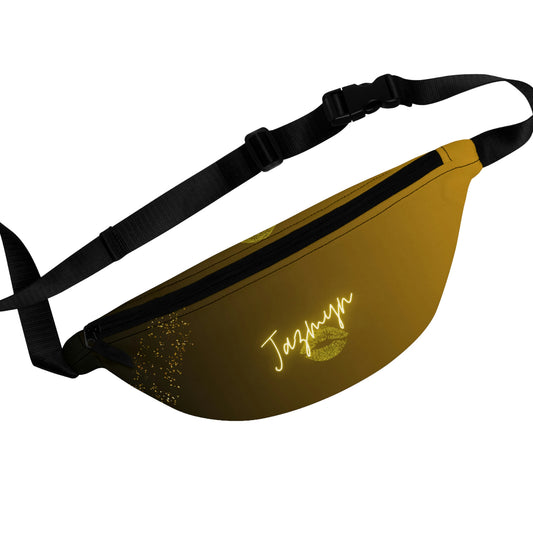 Sexy Golden Kiss Personalized Fanny Pack