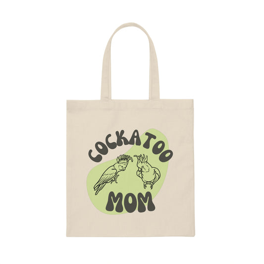 Cockatoo Mom Canvas Tote Bag