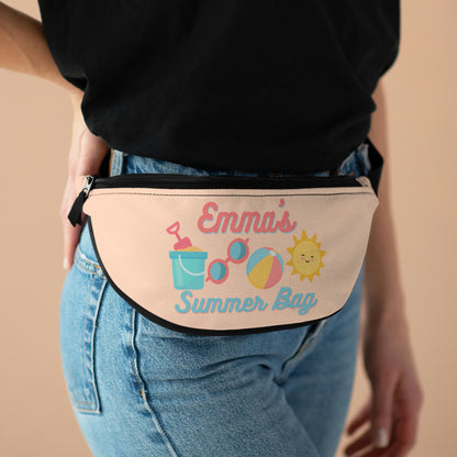 Kids Peach Summer Personalized Fanny Pack | Peach