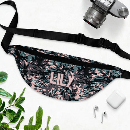 Pink Camo Tie Dye Personalized Fanny Pack