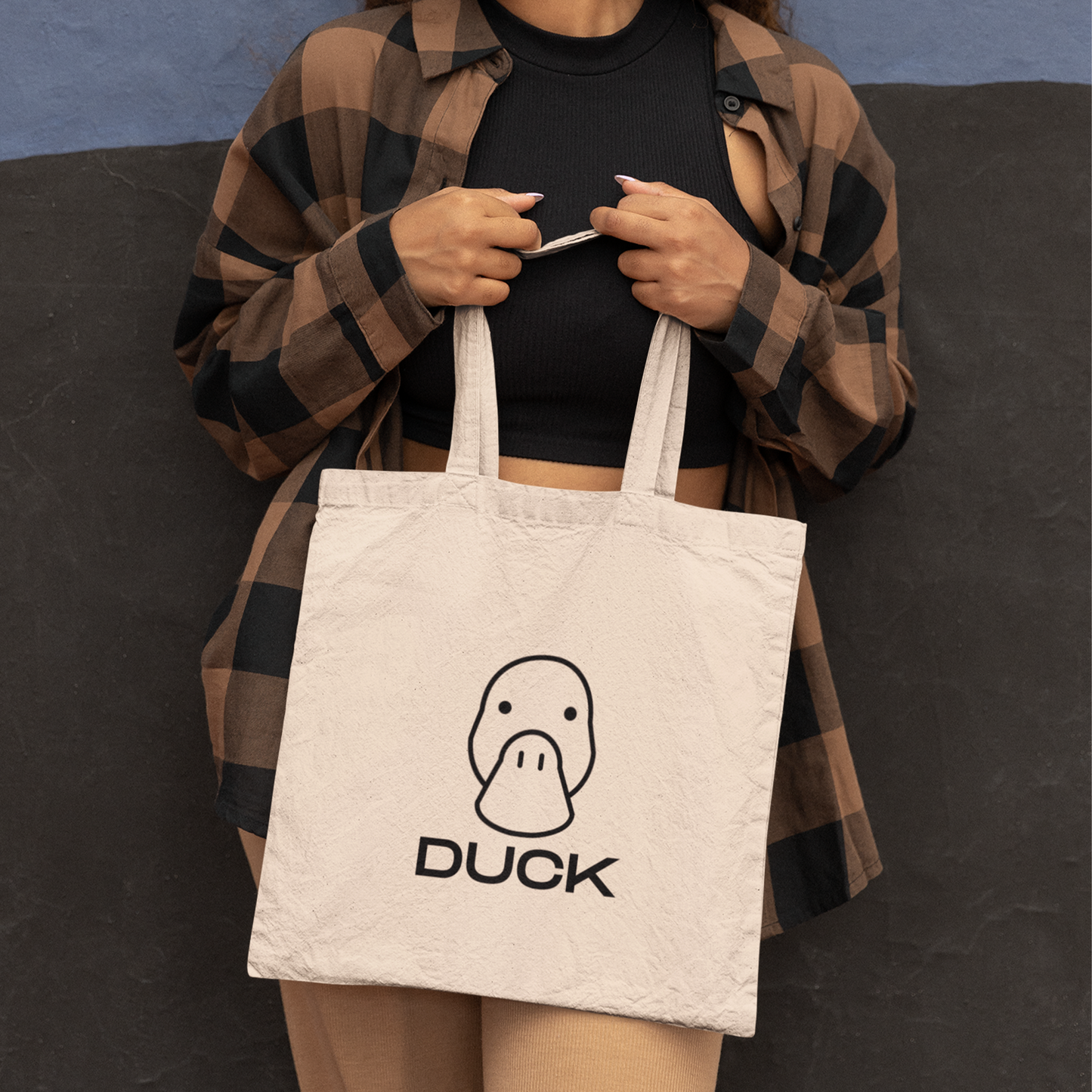 Just Say "Duck" Canvas Tote Bag
