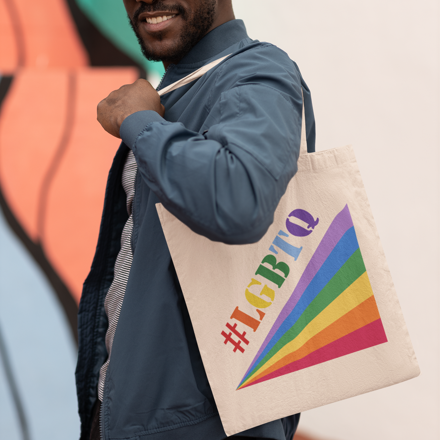Pride #LGBTQ Canvas Tote Bag