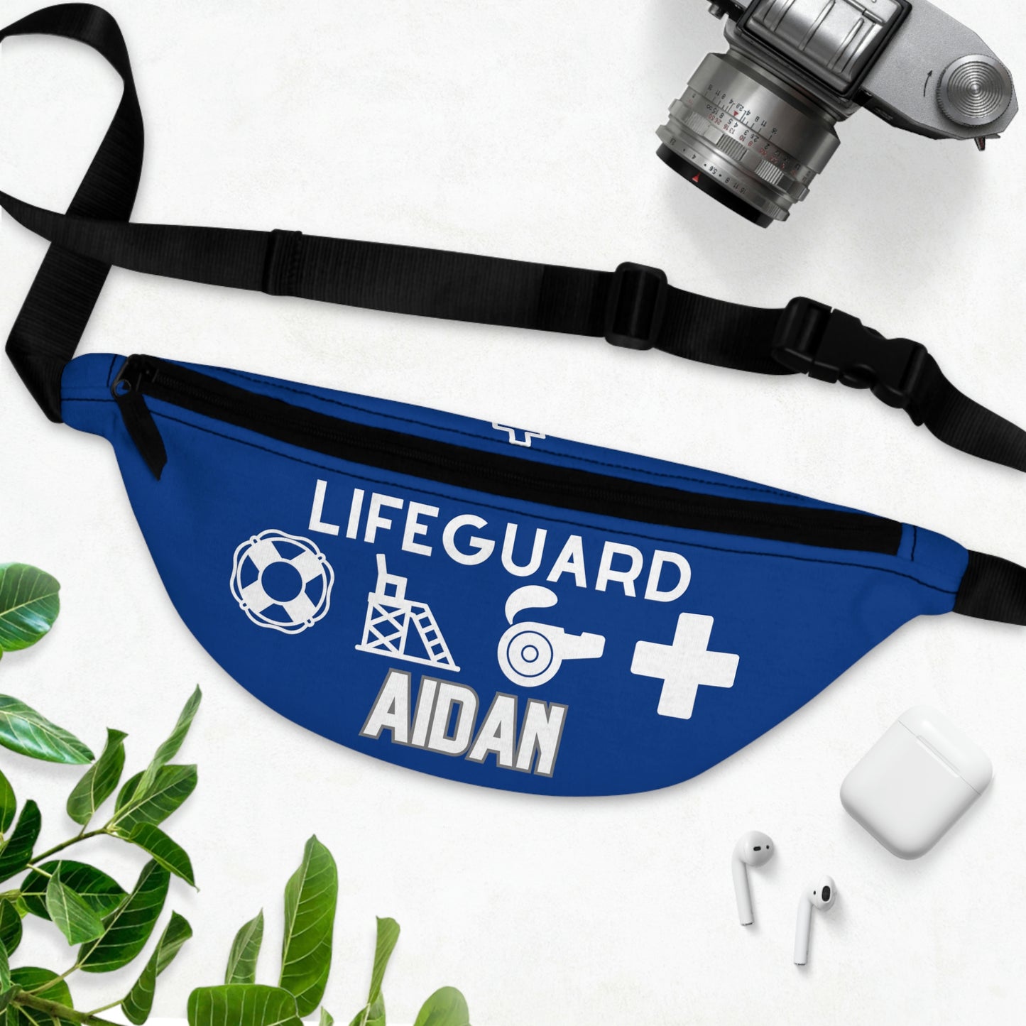 Lifeguard Fanny Pack, Blue Personalized
