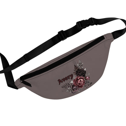 Gothic Roses Personalized Fanny Pack