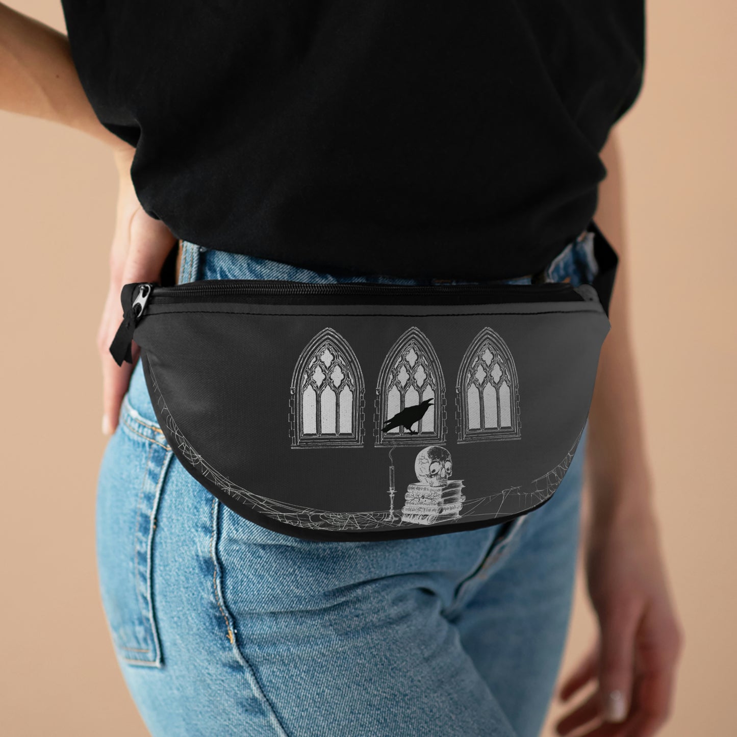 The Raven Calls Goth Fanny Pack